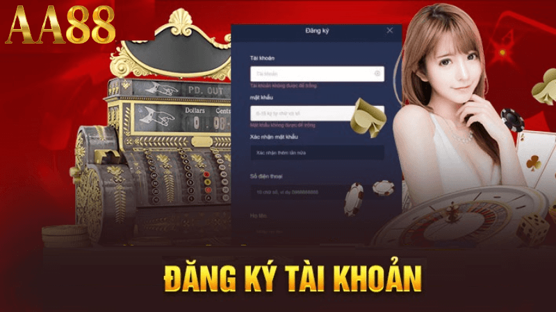 Đăng ký tài khoản aa88