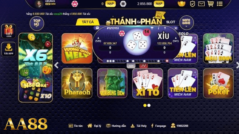 Các Mẹo Chơi Game Tài Xỉu Online Tại AA88