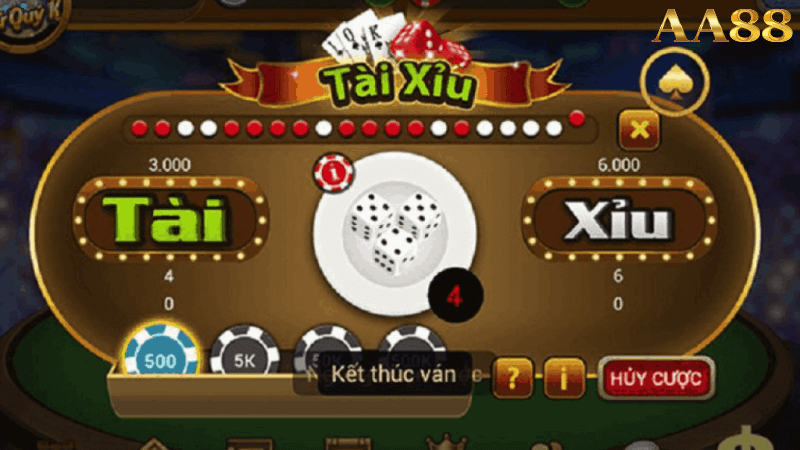 Game tài xỉu online tại aa88