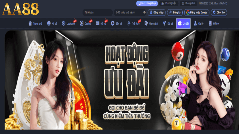 Các trò chơi nổi bật tại aa88