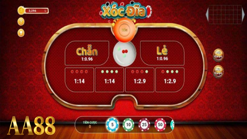 Xóc đĩa online tại aa88