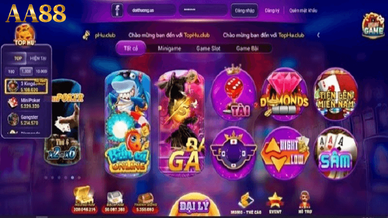 Cách chơi game nỗ hũ đổi thưởng 88aa